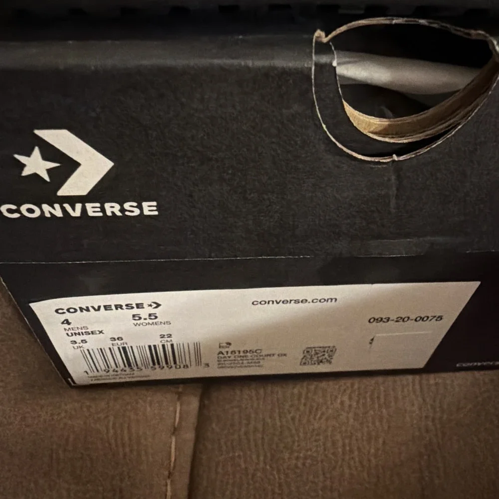 Converse Kids'/Adult Day One Court Classic Sneakers - Black M‎ 4/W 5.5